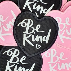 Image of Be kind heart shaped patch