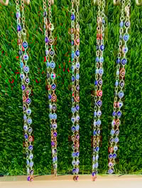 Image 1 of 18K GOLD EVIL EYE NECKLACE