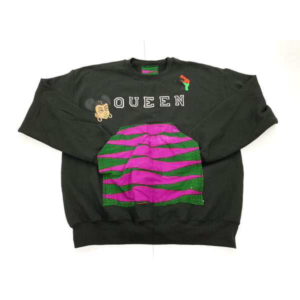 Image of 1 of 1 Black Queen sweatshirt 