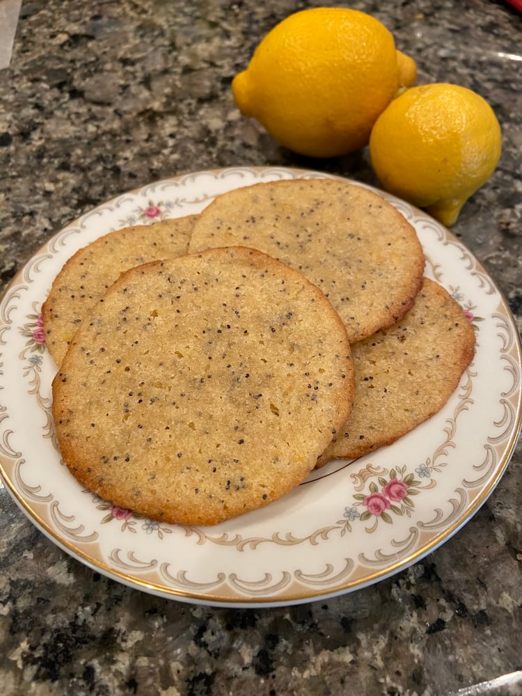 Image of Lemon Poppyseed Thins - 1 dozen