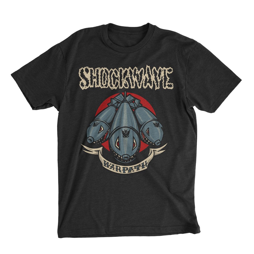Image of Shockwave - Warpath - T-shirt (Black)
