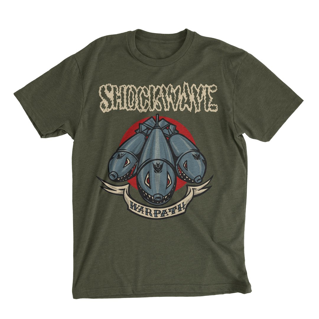 Image of Shockwave - Warpath - T-shirt (Military Green)