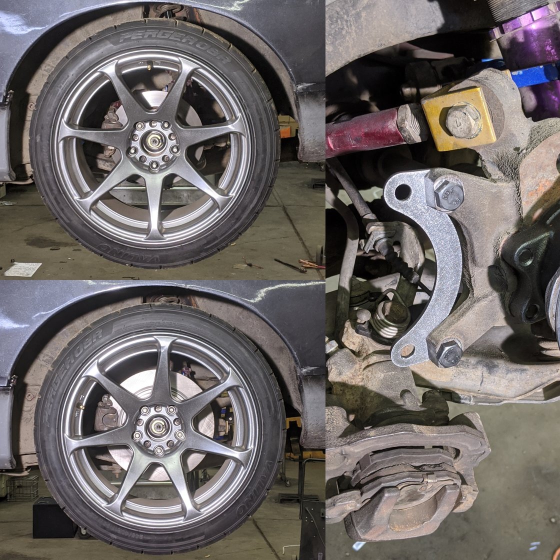 Image of S-Chassis BIG Rotor bracket kit