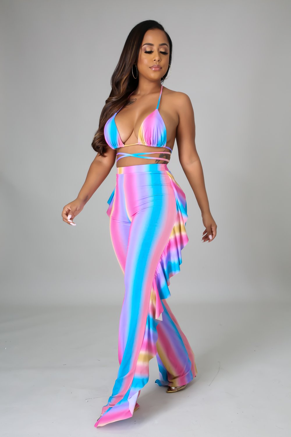 Image of Cotton Candy 3pc Swimsuit 