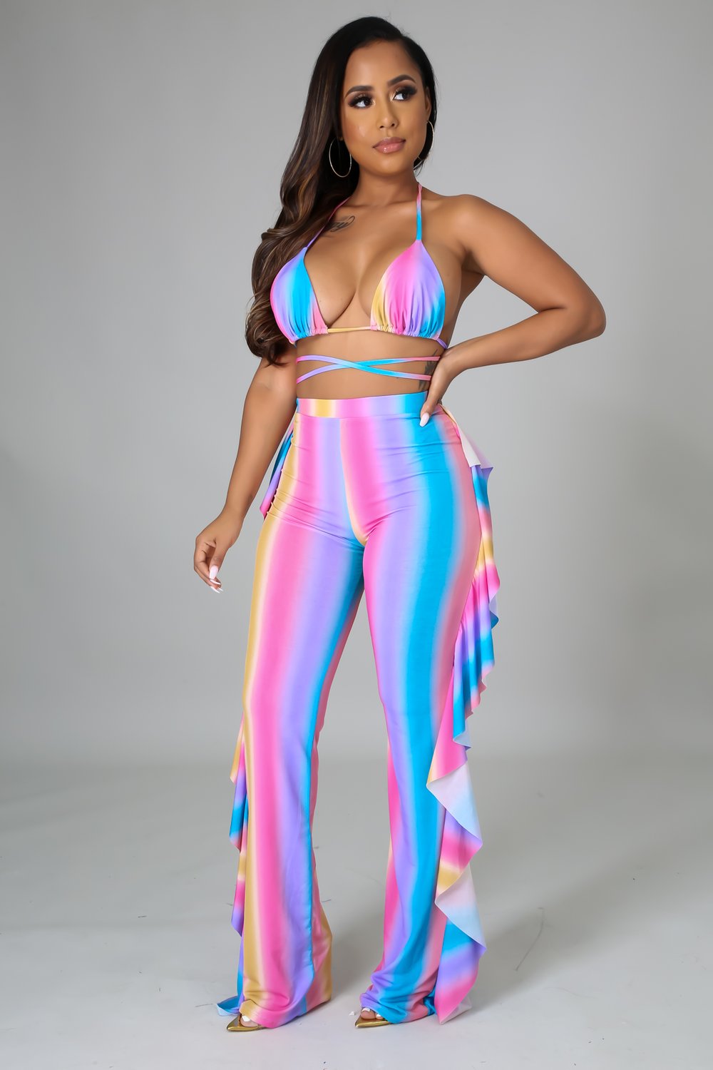 Image of Cotton Candy 3pc Swimsuit