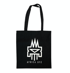 Black Tote Bag - Sheild Logo Image 2