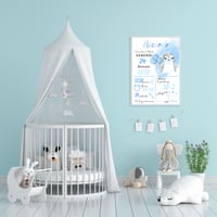 Image 1 of Quadretto Nascita Stampato