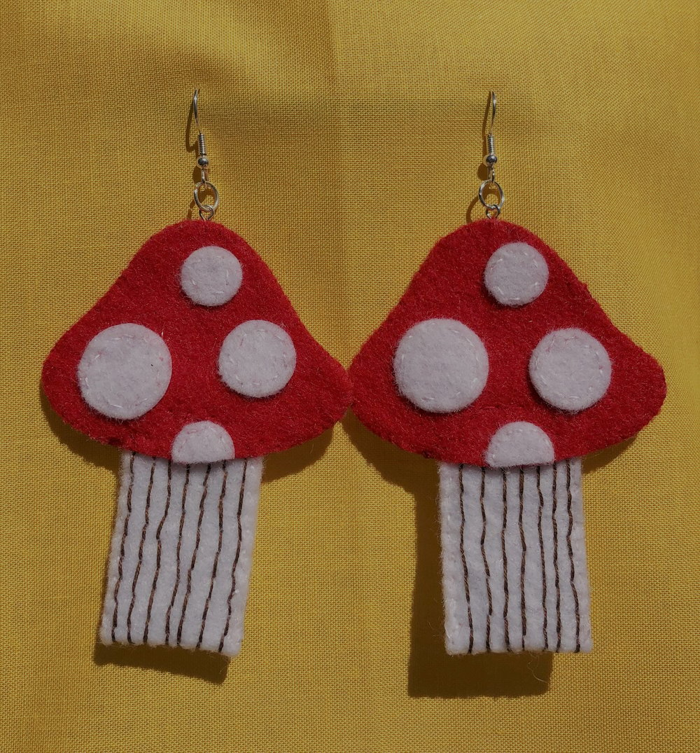 Image of Mushroom Earrings