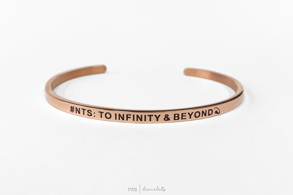 Image of #NTS: TO INFINITY & BEYOND (Toy Story Inspired + Rose Gold)