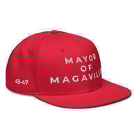 Image 22 of Mayor of MAGAVILLE 45-47 TRUMP Snapback Hat