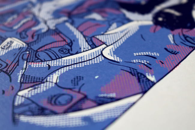 "Lundi" Sérigraphie