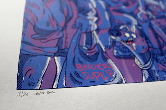 "Lundi" Sérigraphie