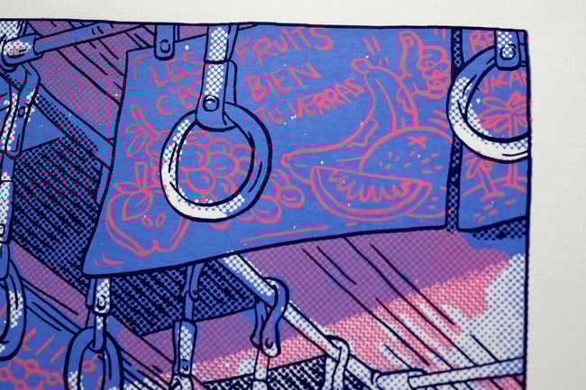 "Lundi" Sérigraphie