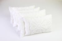 Vintage Lace & Fringed Newborn Posing Pillow