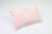 Vintage Lace & Linen Newborn Posing Pillow - b