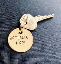 Brass keychain 