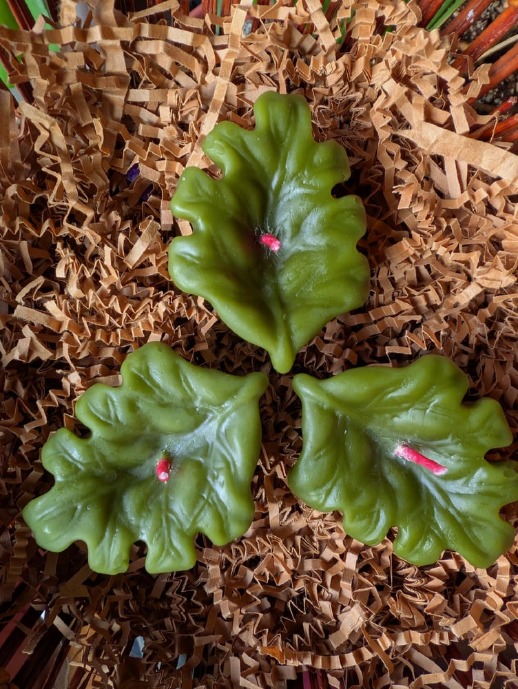 Image of Floating Oak Leaf Candle