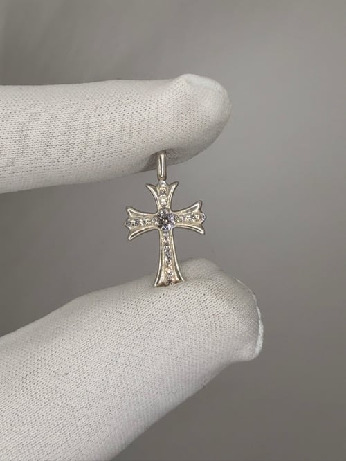 Image of WG Double Sided Diamond Cross Pendant (Size 1)