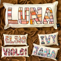 Image 2 of Personalised Custom Cushion 1-3 letters