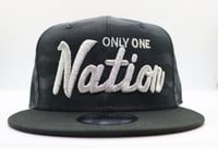 Image 2 of New Era 9FIFTY black camo snapback 