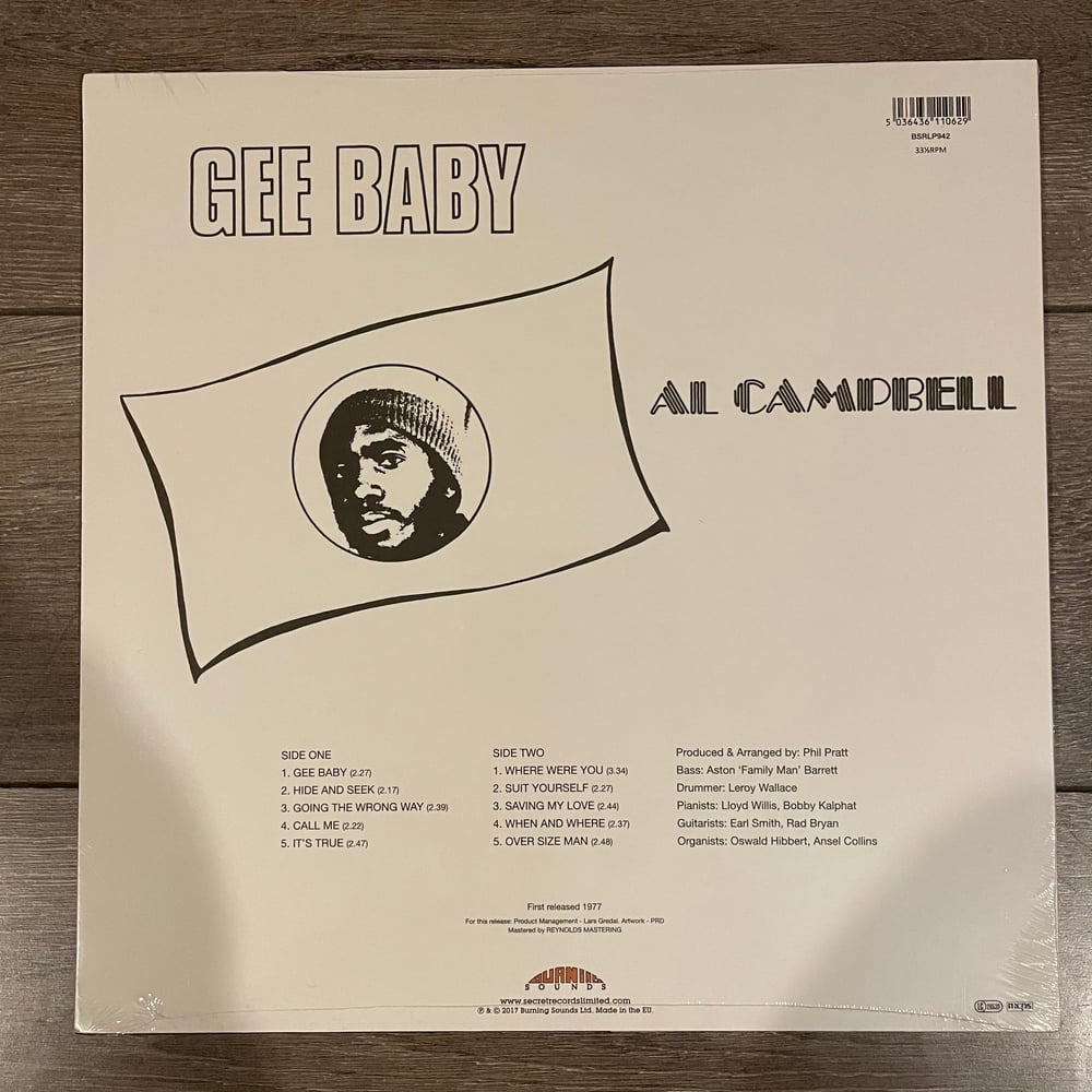 Image of Al Campbell - Gee Baby Vinyl LP