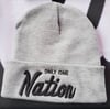 Only One Nation grey beanie 