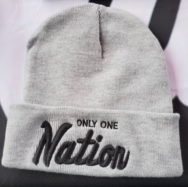 Only One Nation grey beanie | Only One Nation