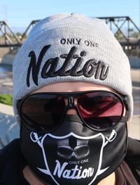 Image 3 of Only One Nation grey beanie