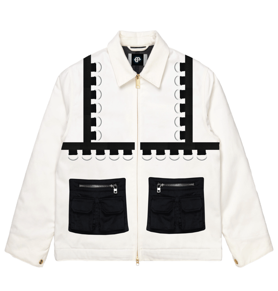 Image of D-RING WORK JACKET: IVORY