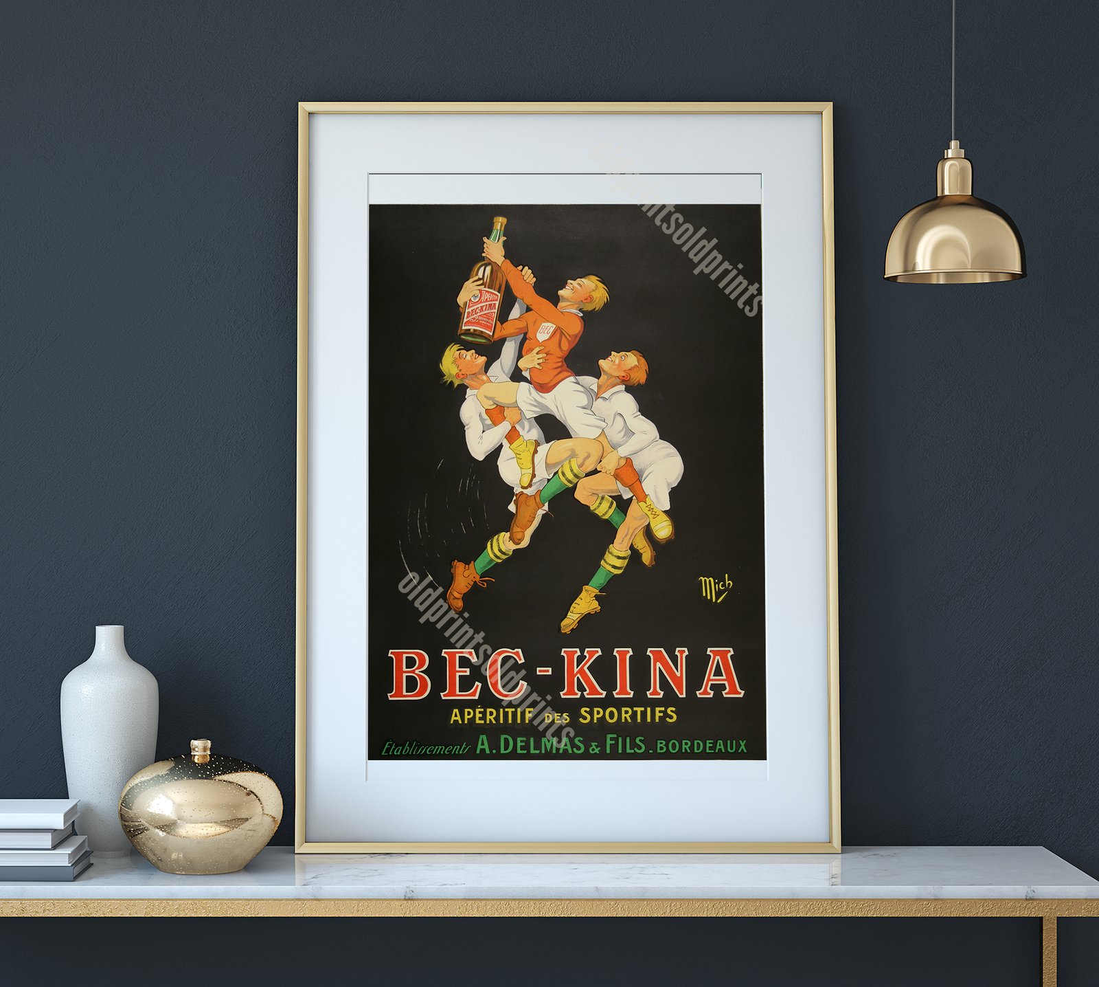 Bec-Kina | Michel Liebeaux | 1910 | Vintage Ads | Wall Art Print