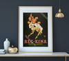 Bec-Kina | Michel Liebeaux | 1910 | Vintage Ads | Wall Art Print | Vintage Poster