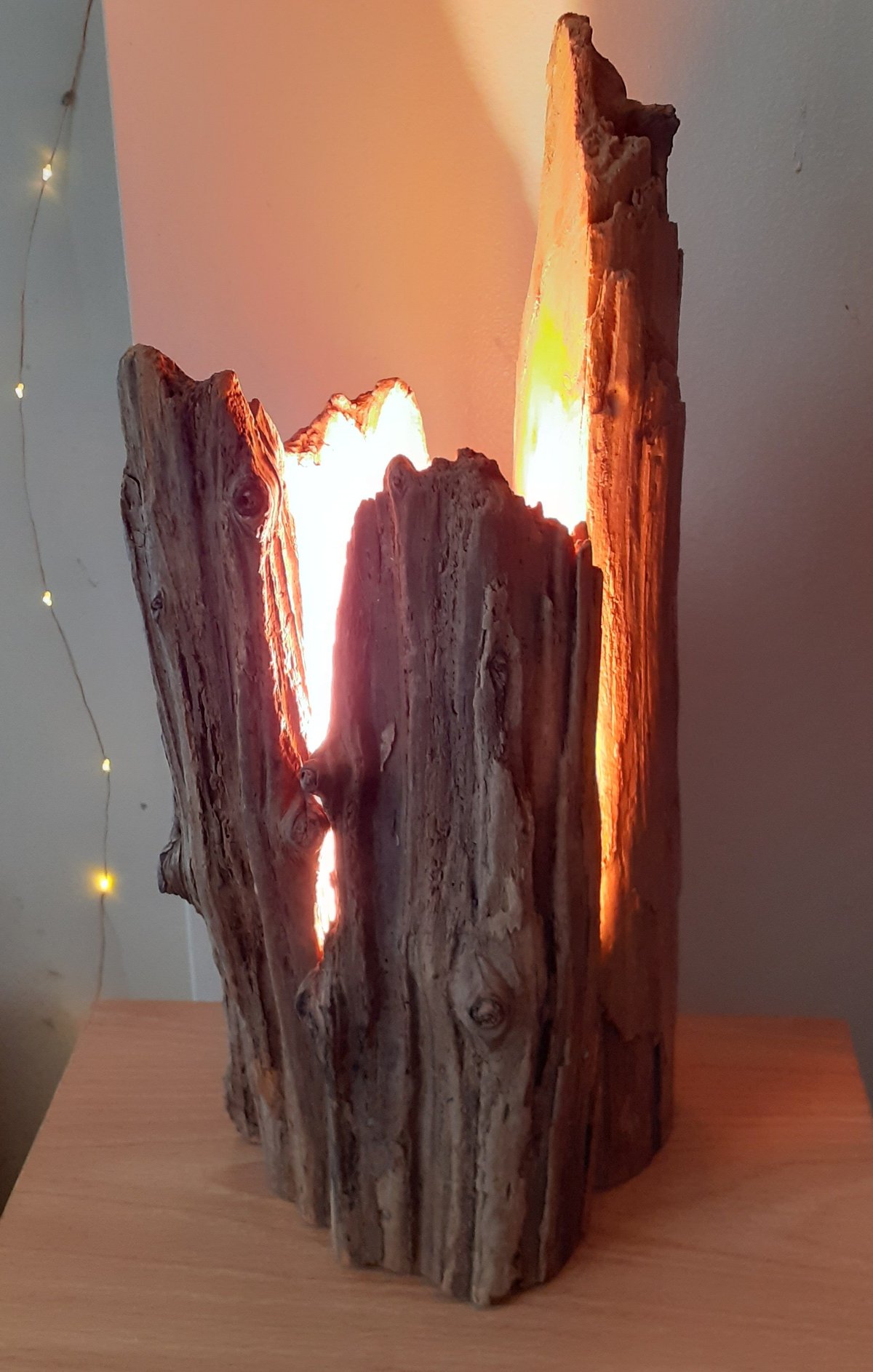 Image of Driftwood Chunky Lamp Made to order.