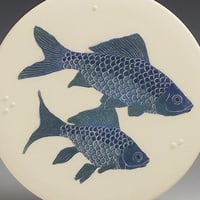 Image 2 of Two goldfish ceramic wall hanging 