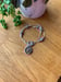 Image of Floral T Bar Bracelet with semi precious beads 