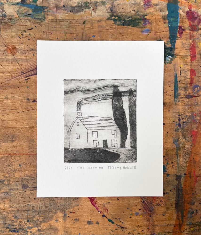 ‘The Gloaming’ Original Drypoint Etching