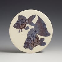 Image 1 of Two fancy fish ceramic wall hanging 