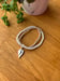 Image of Silver & White Leaf Charm Bracelet