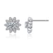 Image of Cubic Zirconia Sunflower Earring