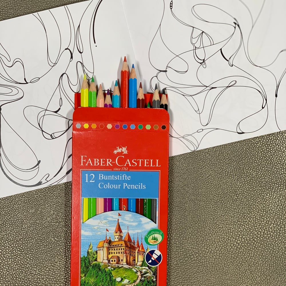 A Milieu of Love Colouring Book