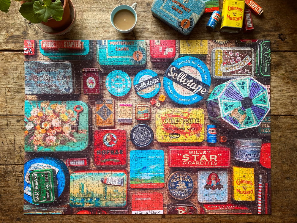 Image of 'Vintage Tins' 1000 Piece Jigsaw Puzzle