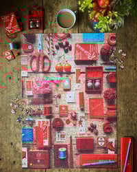 Image 2 of 'Red Collection' 1000 Piece Jigsaw Puzzle