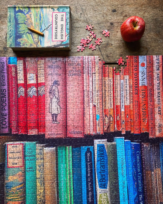 Image of 'Book Shelf' 1000 Piece Jigsaw Puzzle