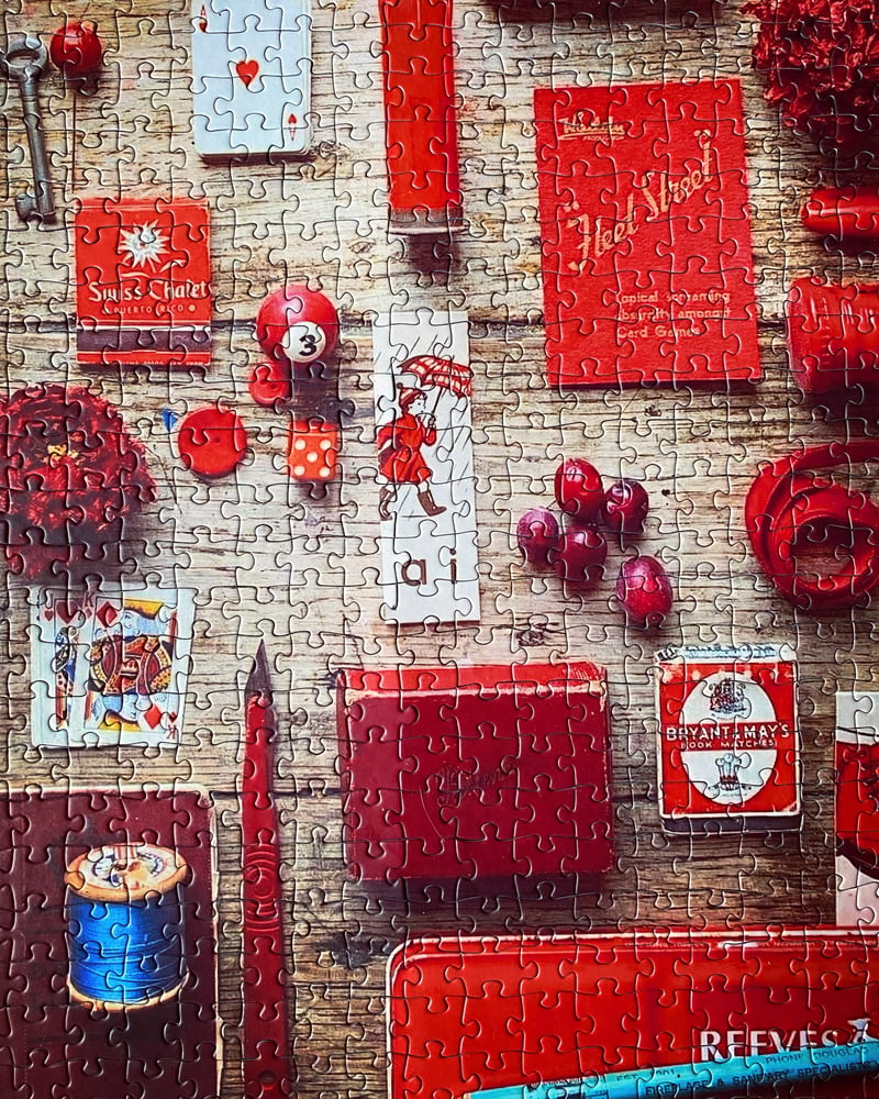 Image of 'Red Collection' 1000 Piece Jigsaw Puzzle