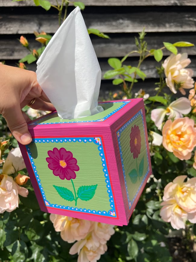 Tissue box cover