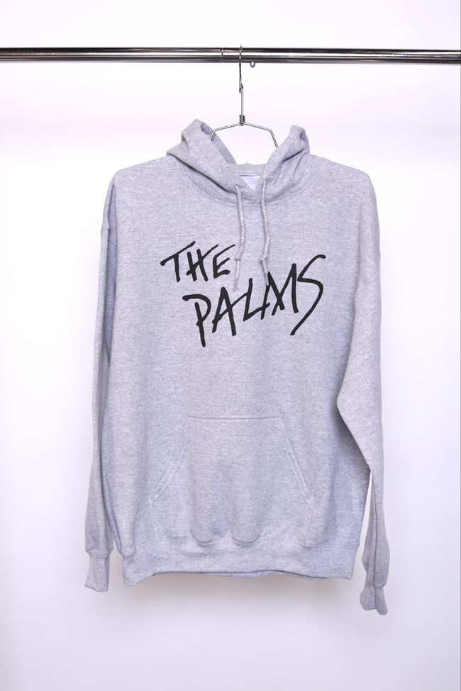 “THE PALMS” LOGO GREY HOODIE