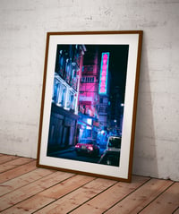 Image 2 of Fine Art - 30 copies / Signed - Hong Kong neon street #1