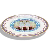 Image 2 of The Shining Twins - Vintage French Porcelain Plate - #0750