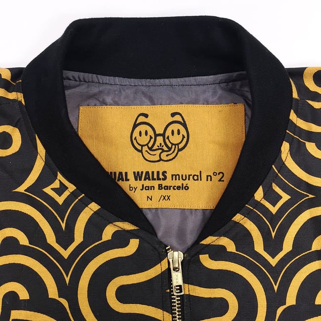 VISUAL WALLS N.2 JAQUET (Ocher/Black)