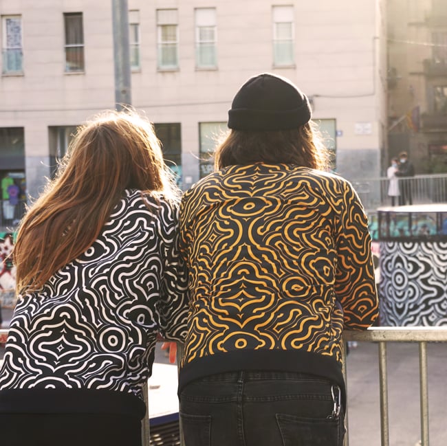 VISUAL WALLS N.2 JAQUET (BLACK/WHITE)