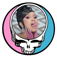 Image 2 of GRATEFUL B STICKER SET **